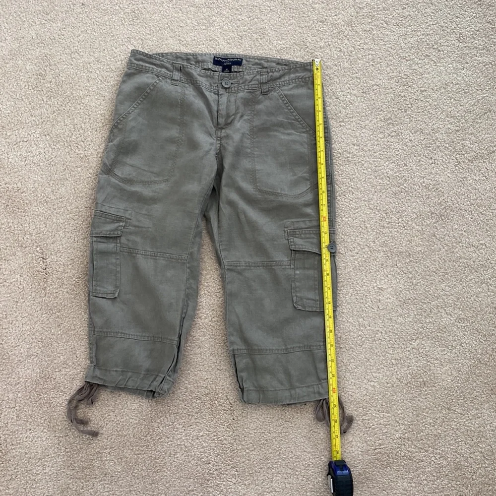 Banana Republic linen cargo